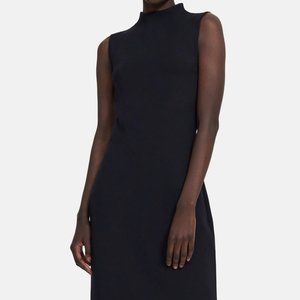 THEORY High-Neck Dress in Double-Knit Jersey